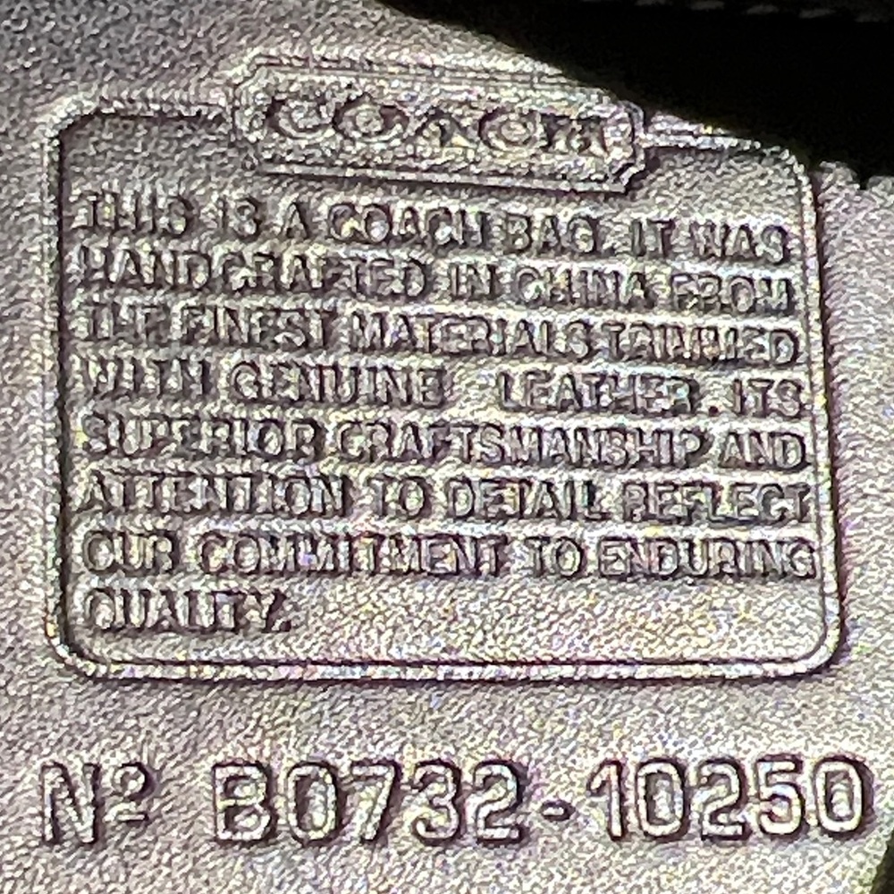 Coach Black Crossbody Bag - Picture 6 of 10